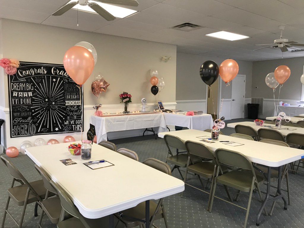 balloons on table